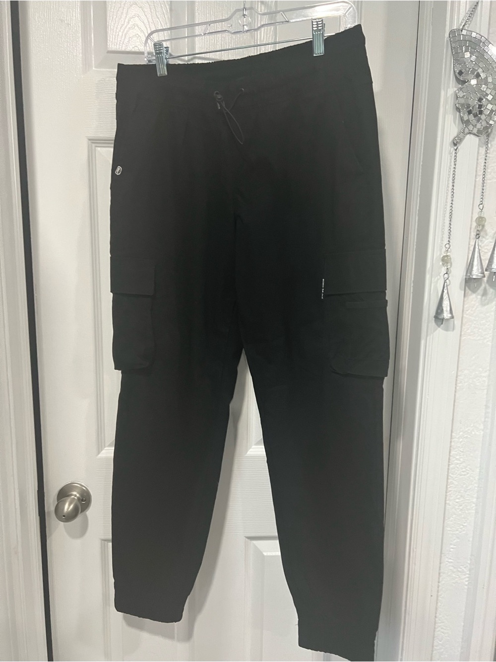 Ecko Unlimited Black Cargo Joggers with Utility Pockets
